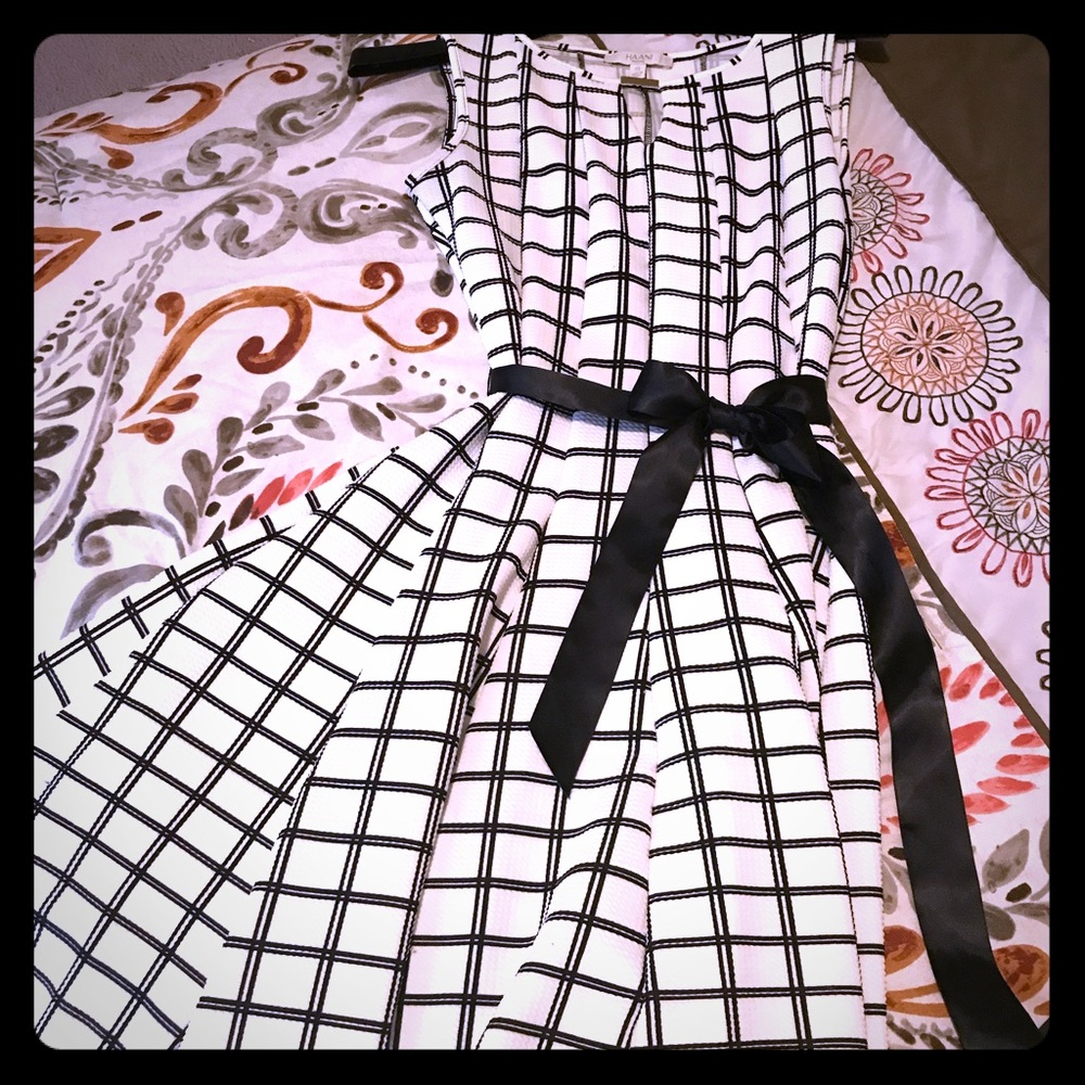 Black and white dress